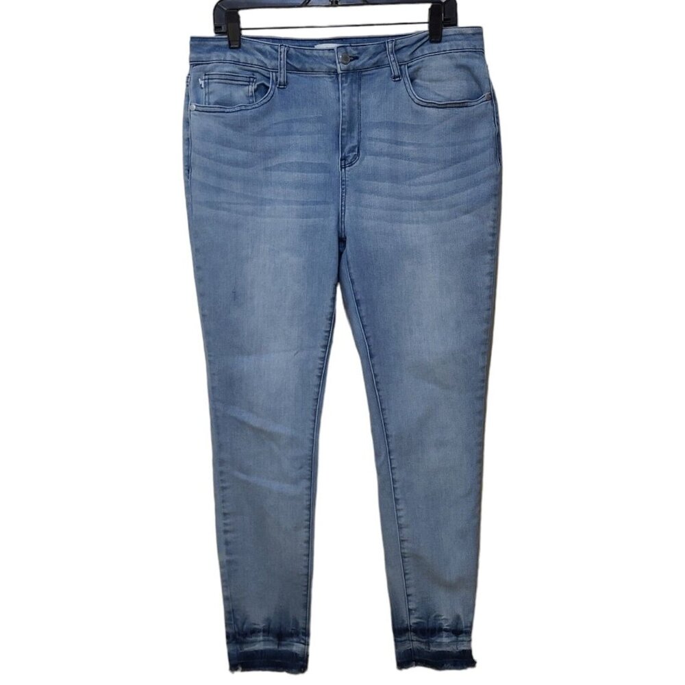 Judy Blue Jeans Size 13/31 Colby Skinny Fit Raw Hem Style #JB88199